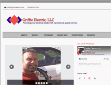 Tablet Screenshot of griffie-electric.com
